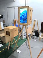 Maßgefertigter Industrieller LCD-Bildschirm Fotoautomat mit 15,6-Zoll-Display WLAN Multi-Steuerung für Gewerbliche & Partynutzung