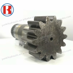 Pièces de réducteur d'orientation YUNKI RG20 pour excavatrice, pignon de moteur d'orientation, arbre de boîte de vitesses, arbre rotatif 14 dents en fer et acier - Product Image 3