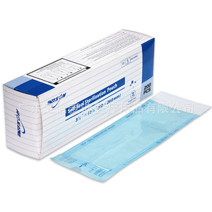 ซองฆ่าเชื้อแบบปิดผนึกเอง ขนาด 90x260 มม. สำหรับอุปกรณ์ทันตกรรมและอุปกรณ์ทำเล็บ - Product Image 1