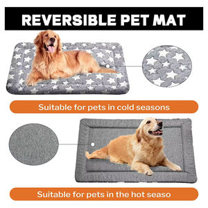 Vente en gros 2 en 1 doux et durable épaissi hiver été tapis de <span class=keywords><strong>cage</strong></span> pour chien coussin de chenil tapis de couchage pour lit pour animaux de compagnie - Product Image 2