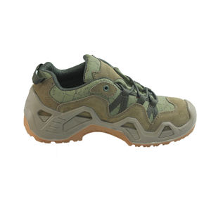 Erkek yeni yaz su geçirmez taktik çizmeler çöl iş güvenliği ayakkabıları deri üst tırmanma ve açık yürüyüş için - Product Image 1