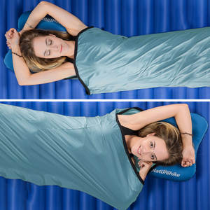 Naturehike ถุงนอนยืดหยุ่นสูง,ถุงนอนสำหรับเดินทางคุณแม่แบบพกพาน้ำหนักเบาเป็นพิเศษสำหรับโรงแรม - Product Image 5