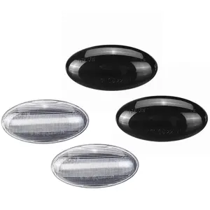 2x Clignotants latéraux dynamiques à LED séquentiels pour Peugeot 307 206 207 407 107 et Citroën C1 C2 C3 - Product Image 5