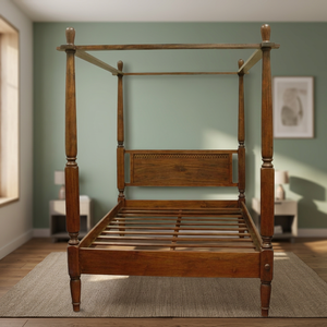 MUEBLES DE TECO INDONESIA - FABRICANTE DE CAMAS DE TECO CON TOLDO - Product Image 2