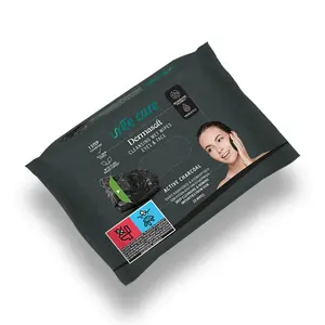 HOT Makeup Removal feminine wet wipes for adult Cleansing facial wipes Bamboo Charcoal natural ingredients water wipes