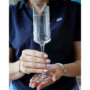 Verres en cristal modèle Synphonie Christofle, gobelets en acier inoxydable - Product Image 2