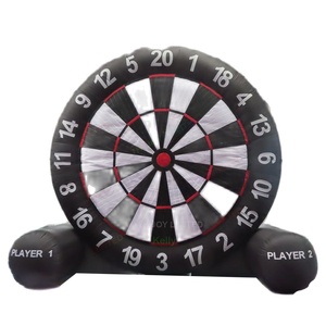 Livraison Gratuite <span class=keywords><strong>Jeu</strong></span> Gonflable <span class=keywords><strong>de</strong></span> Football, <span class=keywords><strong>Billard</strong></span> et Fléchettes en Tissu Oxford 4m, Balles <span class=keywords><strong>de</strong></span> Fléchettes Sans Alimentation Électrique, Souffleur Inclus - Product Image 1