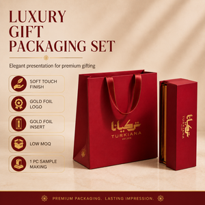 Caja de Regalo Rígida de Lujo con Tapa Abatible y Grabado en Relieve con Lámina UV para Dulces y Chocolates Premium - Product Image 1