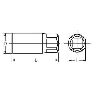 KOKEN - 6100M-28 3/4 ''Extractor de tornillos y pernos-EAN 4991644145966 EXTRACTORES DE PERNOS EXTRACTORES - Product Image 2