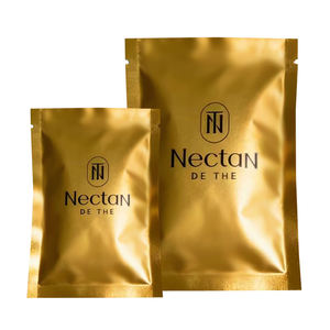 Custom 3 Side Sealed <b>Bag</b> <b>Food</b> Packaging Aluminum Pouch Tea Packaging Sachet - Product Image 5