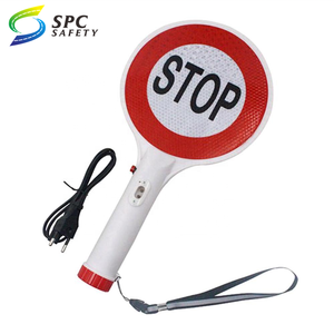 An ninh công cộng qua bảo vệ kiểm tra cầm tay dẫn giao thông nhấp nháy biển báo cầm tay dẫn tín hiệu dừng dấu hiệu an toàn với ngọn đuốc - Product Image 2