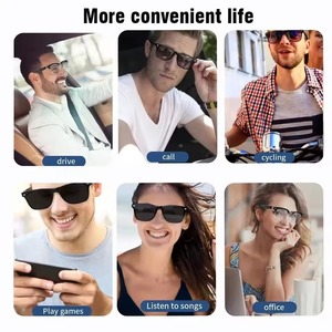 Nuovi Occhiali Intelligenti Lyrixon Occhiali da Sole Multifunzionali con Traduzione AI in Tempo Reale Chiamate Telefoniche Lettore Musicale Controllo Touch IP54 - Product Image 6