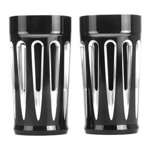 Cache-curseur de fourche avant chromé en aluminium CNC style cam pour <span class=keywords><strong>Harley</strong></span> Touring Road King 1980 et plus - Product Image 3