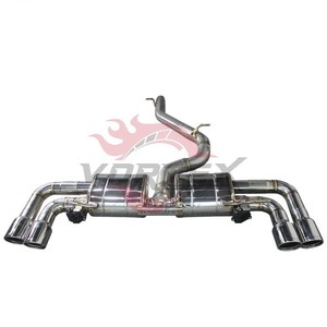 ท่อไอเสีย Vortex SS304 Valvetronic Catback สำหรับ Audi TTS TT 8S 2.0T ปี 2014-2024 ระบบเก็บเสียงสมรรถนะสูง พร้อมปลายท่อแบบ Quad - Product Image 1