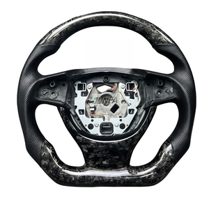 JUNFA para Serie 5 Serie 7 2010-2016 F10 F18 <span class=keywords><strong>GT</strong></span> 525 530 Volante Deportivo de Cuero y Fibra de Carbono Forjada en Forma de F1 - Product Image 1