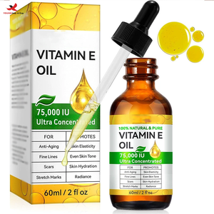 Huile de vitamine E naturelle pour le soin de la peau, HQ Mixed Proc Discount, hydrate en profondeur, réduit les ridules, anti-âge, antioxydants, 60 ml - Product Image 1