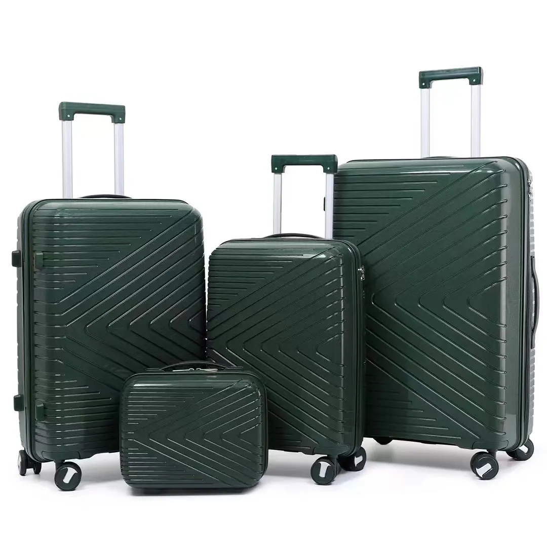 Hot Sale Unisex Carry-On Suitcase Factory 28 inch Luggage with Wheel Made of Durable PP Material