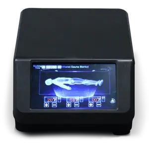 Nova Chegada LCD Touch Screen FIR Far Infrared Sauna Cobertor Home SPA Emagrecimento Cobertor Aquecido Térmico para Perda de Peso e Detox