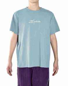 Op Maat Gemaakte 180G Zeefdruk T-Shirt Met Korte Mouwen En Losse Pasvorm Patchwork Geborduurde Effen Top Voor Vrijetijdskleding - Product Image 6