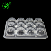 Plastic Tray Food Container Compartments Food Disposable Food Thermoforming Tray Disposable Recyclable Tray Donut Box