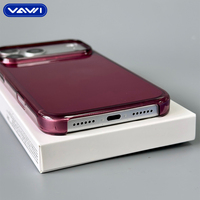 Coque de téléphone magnétique brillante en PC de haute qualité VAWI B410 pour iPhone 17 18 Pro Max, antichoc et tendance, protection pour téléphones
