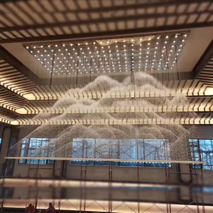 Villa Engineering Italian Design Chandelier ZL- ECC1015 <b>Large</b> Modern Light Glass Ceiling Luxury Hospital Use - Product Image 5