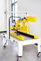 Machine automatique à sceller les cartons en forme de I, couvercle rabattable, boîte en papier, ruban adhésif, presse à balles, scellant