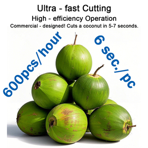 Heavy-Duty Stainless Steel <b>Coconut</b> Opening Machine Electric <b>Coconut</b> <b>Opener</b> Cutter - Product Image 2