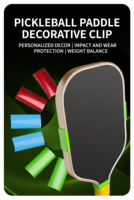 Protection de bord en TPU souple alvéolé pour raquettes de pickleball de 16 mm d'épaisseur - Vente en gros - Idéal pour l'entraînement et les loisirs
