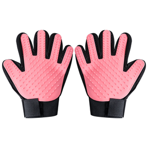 Silicone <span class=keywords><strong>Chien</strong></span> Cheval Toilettage Gants Maille Bain Gants De Nettoyage avec Brosse De Massage Pet Hair Remover <span class=keywords><strong>pour</strong></span> Chats Petits Animaux - Product Image 5