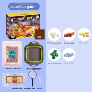 Juego de Excavación de Fósiles y Tesoros de Gemas para Niños, Juguete de Plástico para Excavar Arena, Kit Artesanal de Arqueología DIY al por Mayor - Product Image 3