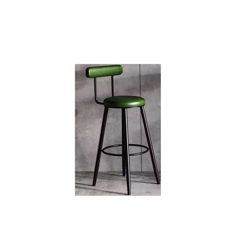 75cm hauteur assise cuir vert foncé