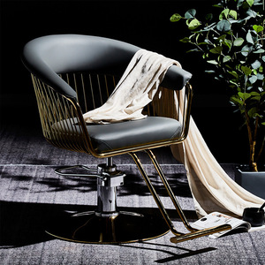 Chaise de barbier inclinable de haute qualité, en acier inoxydable, design contemporain, mobilier de salon commercial, marque Qumeng - Product Image 1