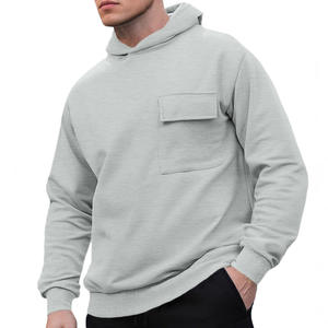 Sweat-shirt à capuche pour homme Temu, en polaire épaisse, avec poche, décontracté, respirant, grande taille, pull-over tendance pour les loisirs - Product Image 3