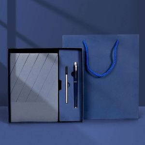 Juego de Regalos Corporativos Personalizables, Agenda de Cuero PU con Tapa Dura A5, Cuaderno Planificador con Bolígrafo y Caja para Oficina, Artículos Promocionales - Product Image 6