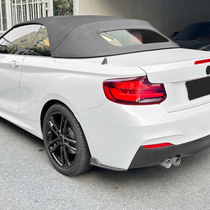 Bmw 2 Series F22 F23 Rear Corner Deflector Carbon Fiber Texture Abs Adhesive Weather Shield Exterior Modification - Product Image 2