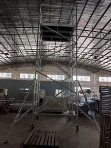 <span class=keywords><strong>Échafaudage</strong></span> en aluminium de vente chaude pour la construction <span class=keywords><strong>Échafaudage</strong></span> portable Tour d'<span class=keywords><strong>échafaudage</strong></span> mobile en aluminium de 6 à 12 mètres - Product Image 5