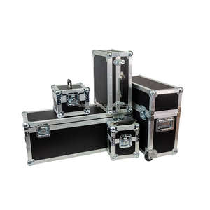 Tùy chỉnh khung nhôm trường hợp chuyến bay với tấm nhựa và tấm ván DJ thiết bị âm thanh hộp lưu trữ phần cứng thân cây với bánh xe - Product Image 1