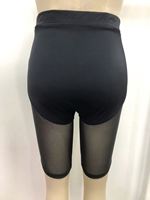 Culotte intégrée en nylon/spandex mat Power Mesh Legs Tight-Fitting Practice Dance Stage Gymnastics Ballet Power Mesh Legs