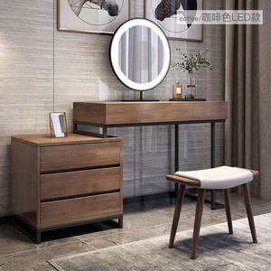 Nouvelle conception de <span class=keywords><strong>coiffeuse</strong></span> en bois <span class=keywords><strong>brun</strong></span> et métal, moderne - Product Image 5