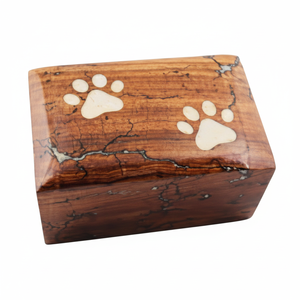 Urnas de cremación de madera de estilo americano moderno hechas a mano, venta al por mayor, urnas funerarias para cenizas de gatos y perros para conmemoración de mascotas - Product Image 1