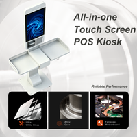 Kioscos de Pago, Kiosco de Autoservicio de Alimentos Prefabricado con Pantalla Táctil, Kiosco de Pedidos de Café, Sistemas POS, Caja Registradora Android, Terminal POS