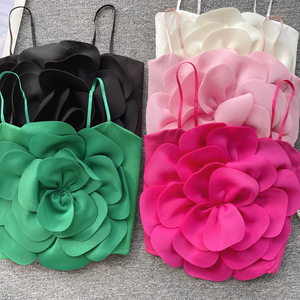 Camisola con Diseño de Flores 3D al Estilo de la Corte Francesa, Top para Mujer, Corsé de Moda - Product Image 6