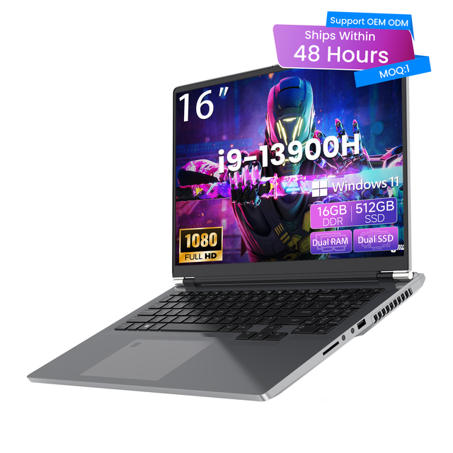 New High Performance Intel I9-13900H 14 Core Processor RTX4060 Dedicated Graphics 144Hz 16GB DDR 512GB SSD IPS Display 16" 16:10
