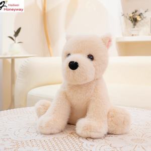 Hailiwei cinese cucciolo di peluche cane bambola ragazzi ragazze giocattolo di pacificazione con riempimento di cotone PP perfetto regalo di accompagnamento di compleanno - Product Image 3