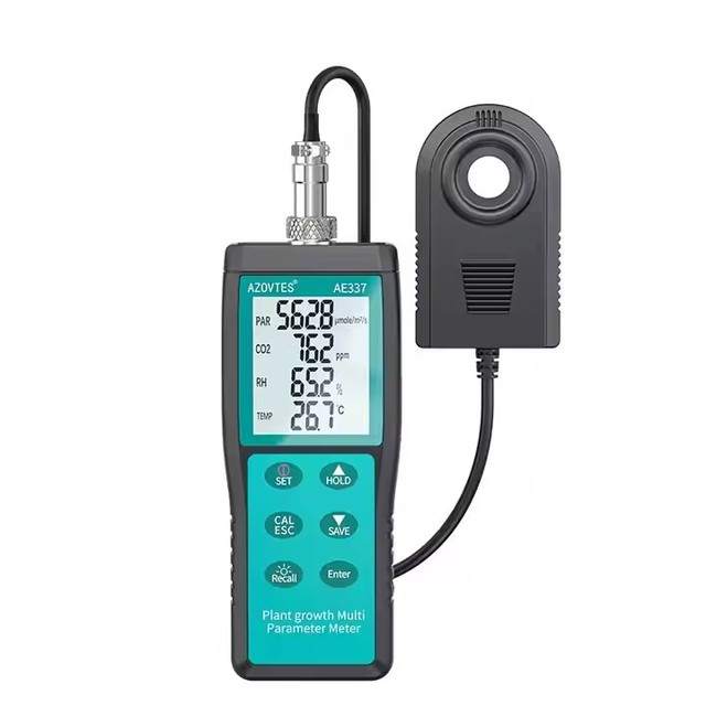 HEDAO AE330/AE337 High Precision Rechargeable Multi Parameter Grow Light Meter Rechargeable Indoor Plant Par Meter