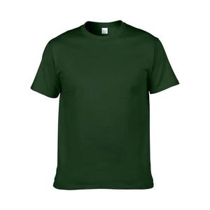 T-shirt en coton uni personnalisé 180 GSM pour homme, impression sérigraphique, logo numérique, grandes tailles, vente en gros - Product Image 3