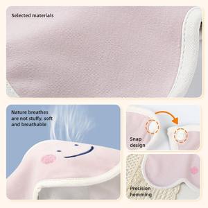 Nouvelle serviette de salive respirant bébé bavoirs personnalisé tricoté coton imperméable nouveau-né visage souriant infantile bébé bavoirs - Product Image 6