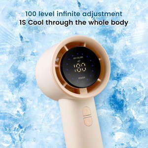 Ventilateur portable à piles ultra-puissant de 4000 mAh, portable pour un refroidissement personnel rapide, portable pour les voyages, le camping, la salle de sport, l'extérieur - Product Image 4