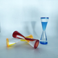 Cadeaux & Artisanat Cadre rond en plastique Peinture de sable liquide en mouvement